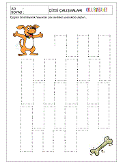 1. sınıf çizgi çalışmaları